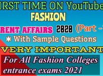 FASHION NEWS AND CURRENT AFFAIRS 2020 | First Time on YouTube | Important for NIFT/NID/IIFT/FDDI