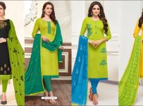 Parrot Green Colour Combination For Punjabi Suit||Colour Combination Idea By FashionWorld