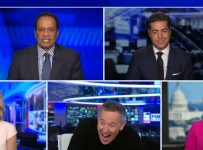 Fox News Host Greg Gutfeld Sings About Having to Pee on Hot Mic