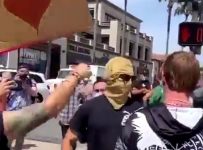White Lives Matter Rally, SoCal Counter-Protesters Chant ‘Go Home Nazis’