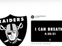 Las Vegas Raiders Getting Dragged Over ‘I Can Breathe’ Post After Chauvin Verdict