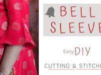 Bell Sleeve ! Easy Bell Sleeve Design Cutting and Stitching | step by step mathod