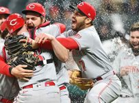 Reds’ Miley stifles Indians for MLB’s 4th no-hitter