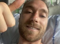Eriksen speaks to fans from hospital for first time