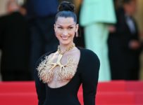 Bella Hadid Wears Sexy Schiaparelli Outfit at Cannes
