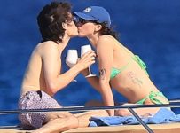 Ella Emhoff and Boyfriend Sam Hine Kiss in St.-Tropez