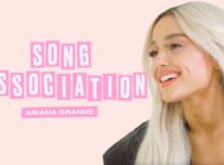 Ariana Grande Premieres a New Song from Sweetener in a Game of Song Association | ELLE