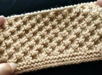 Easy knitting design, // Two rows repeat pattern by SH Fashion World.