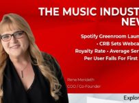 Music Industry News – Spotify Greenroom launches, CRB sets Webcasters royalty rate & More