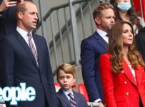 Prince George Twins with Prince William in Colorful Ties to Cheer on England's Soccer Team | PEOPLE