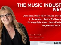 Music Industry News – American music fairness act in congress, online platforms win case & more!
