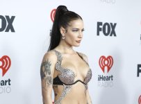 Halsey’s Crystal Andres Sarda Jumpsuit at iHeartRadio Awards