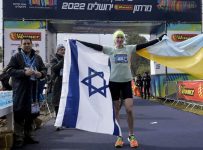 After fleeing, Ukrainian wins Jerusalem Marathon
