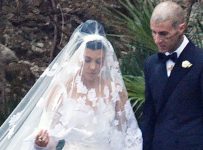 Kourtney Kardashian Wears Dolce & Gabbana Wedding Dress